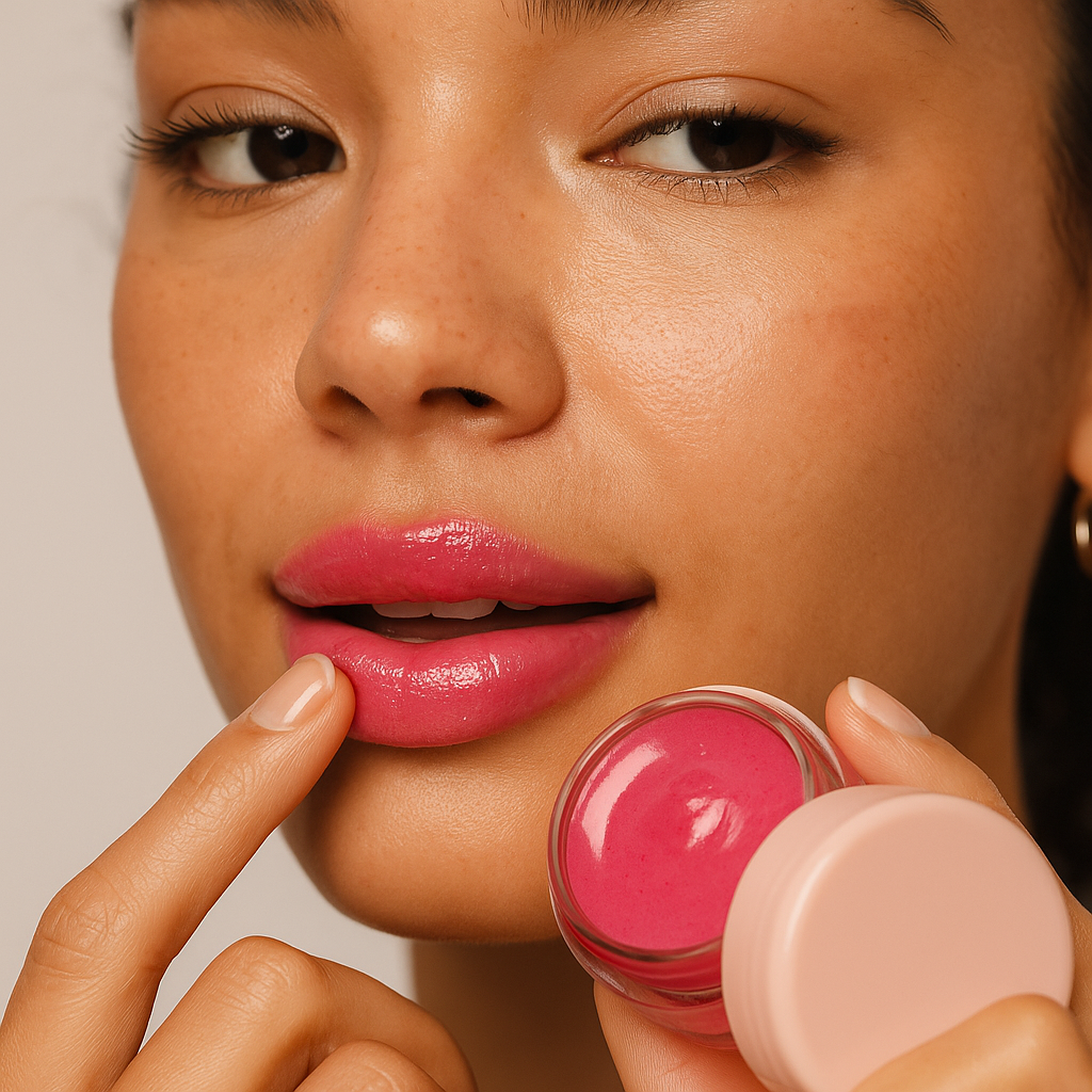 Pink lip cream